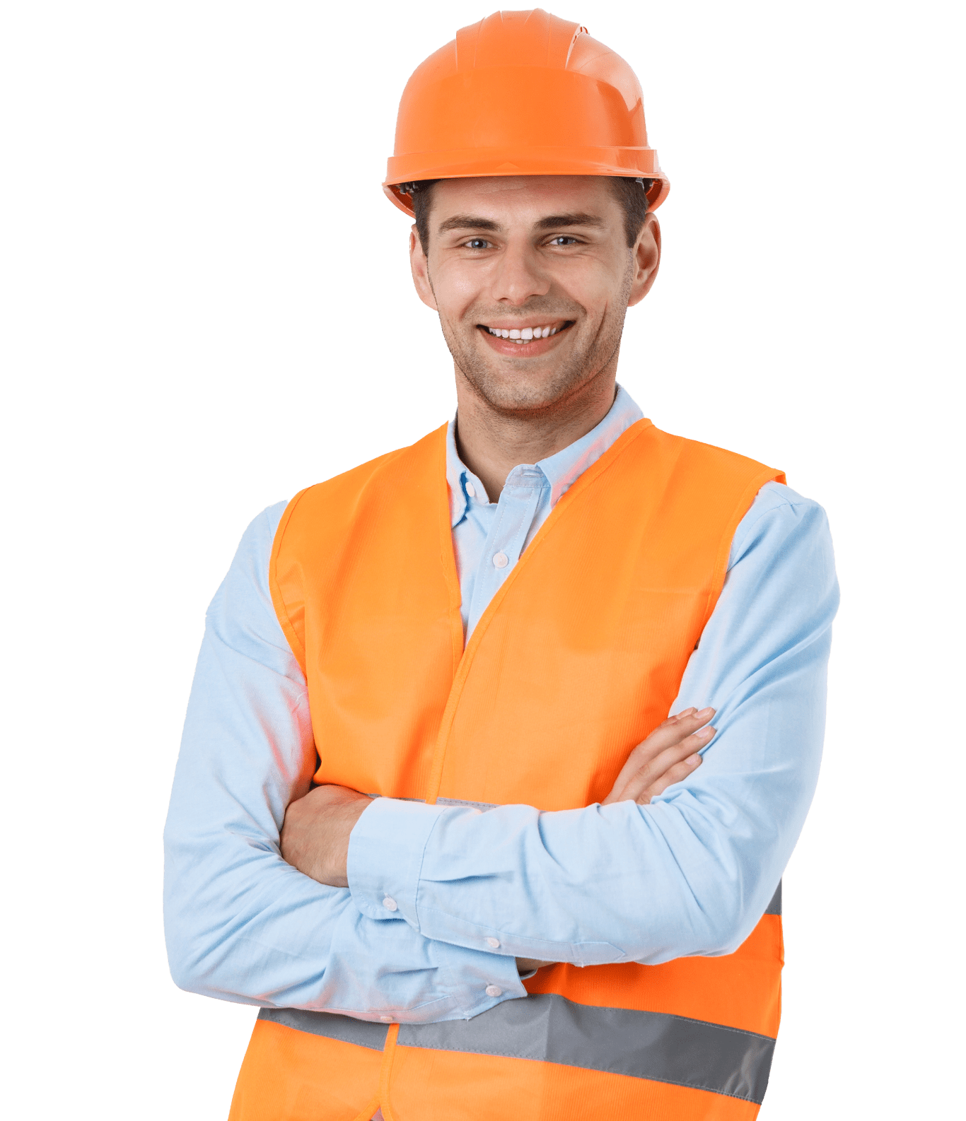 smiling-construction-engineer-posing-with-arms-crossed-isolated-grey-background
